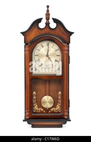 Reproduction antique wall clock by London Clock Co. Stock Photo