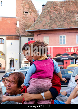A Roma child begging in street in Belgrade Stock Photo - Alamy