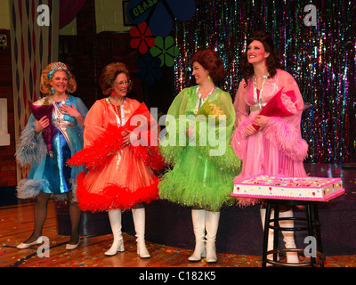 Bets Malone, Misty Cotton, Leslie Spencer Smith and Victoria Matlock The 200th performance of the smash hit Off-Broadway Stock Photo