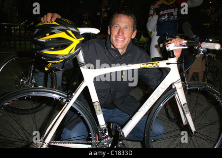 Lance Armstrong and Nike Sportswear launch 'Stages' at the Montalban theater Los Angeles, California - 07.03.09 Stock Photo