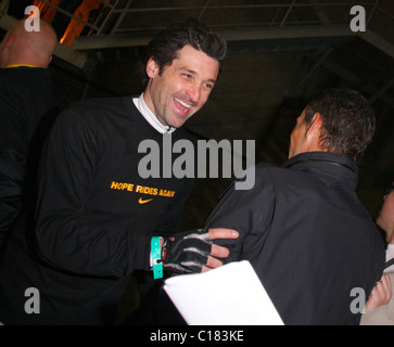 Patrick Dempsey Lance Armstrong and Nike Sportswear launch 'Stages' at the Montalban theater Los Angeles, California - 07.03.09 Stock Photo