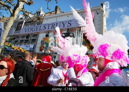 Carnival crowd at Vrijthof Maastricht Netherlands Stock Photo