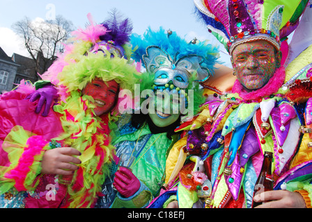 Carnival crowd Vrijthof Maastricht Netherlands Stock Photo