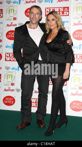 Donal MacIntyre and wife Ameera De La Rosa Children's Champions 2009 held at the Grosvenor House - Arrivals. London, England - Stock Photo