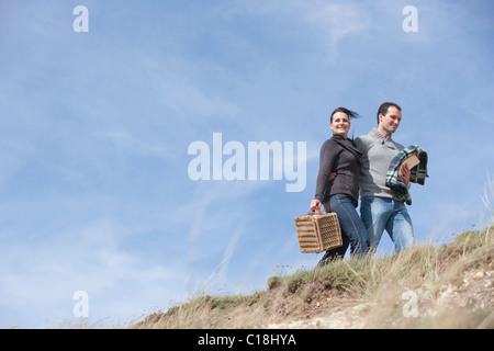 Couple taking a stroll Stock Photo