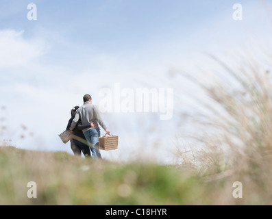 Couple taking a stroll Stock Photo