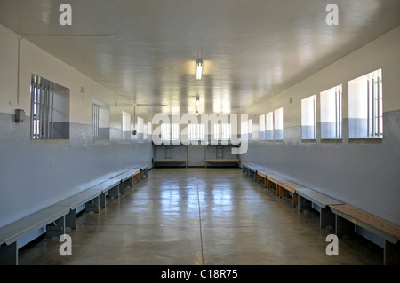 Dormitory of the former prison on Robben Island, Cape Town, South Africa, Africa Stock Photo