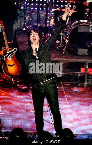 Tom Higgenson, Plain White T's, CHUM Fanfest concert held at The Masonic Temple Canadian music week Toronto, Canada - 13.03.09 Stock Photo