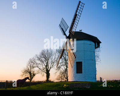 Ashton Windmill at Chapel Allerton, Somerset, England. Stock Photo