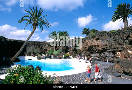 Jameos de Agua of Manrique, Lanzarote, Canary Islands, Spain, Europe Stock Photo