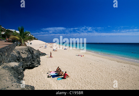 Jandia Playa Beach, Morro Jable, Fuerteventura, Canary Islands, Spain, Europe Stock Photo