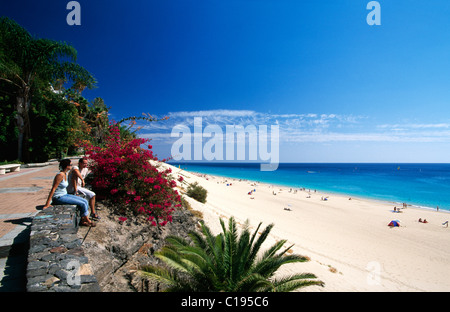 Jandia Playa Beach, Morro Jable, Fuerteventura, Canary Islands, Spain, Europe Stock Photo