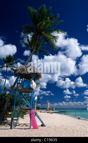 Beach bar in Bayahibe, Dominican Republic, Caribbean Stock Photo