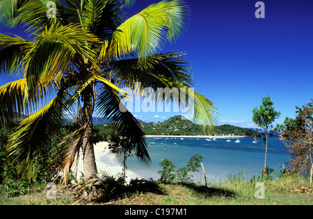 Madagascar, Nosy Be Island, the beach of Ambatoloaka Stock Photo