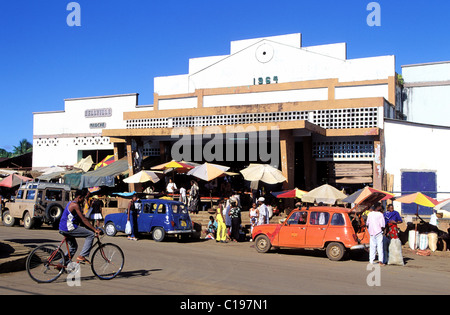 Madagascar, northwest, Nosy Be Island, the market in Hell-Ville Stock Photo