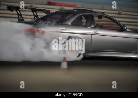 formula drift, abu dhabi yas marina circuit, march 2011 Stock Photo