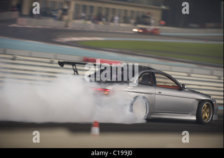 formula drift, abu dhabi yas marina circuit, march 2011 Stock Photo