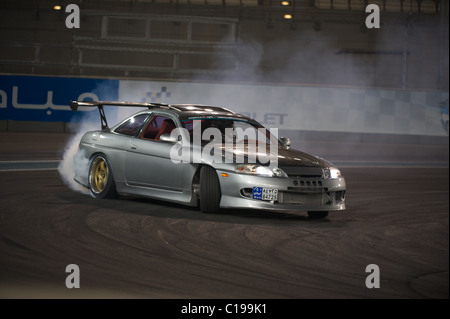 formula drift, abu dhabi yas marina circuit, march 2011 Stock Photo