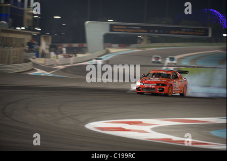 formula drift, abu dhabi yas marina circuit, march 2011 Stock Photo