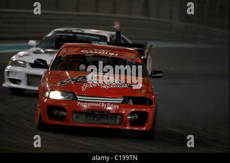 formula drift, abu dhabi yas marina circuit, march 2011 Stock Photo