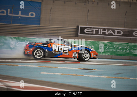 formula drift, abu dhabi yas marina circuit, march 2011 Stock Photo