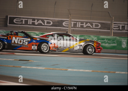 formula drift, abu dhabi yas marina circuit, march 2011 Stock Photo