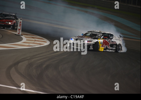 formula drift, abu dhabi yas marina circuit, march 2011 Stock Photo