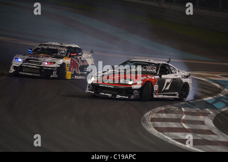 formula drift, abu dhabi yas marina circuit, march 2011 Stock Photo