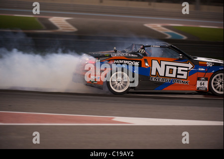 formula drift, abu dhabi yas marina circuit, march 2011 Stock Photo