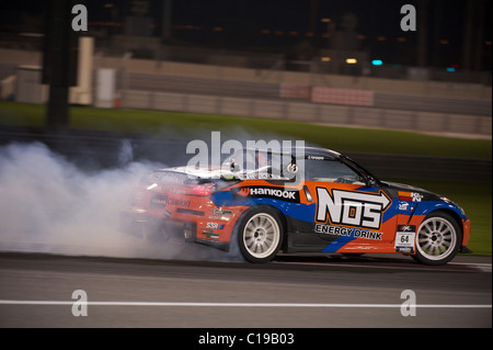 formula drift, abu dhabi yas marina circuit, march 2011 Stock Photo