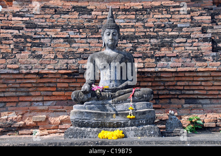 Buddha statue, Wat Mahathat, Sukhothai, Thailand, Asia Stock Photo