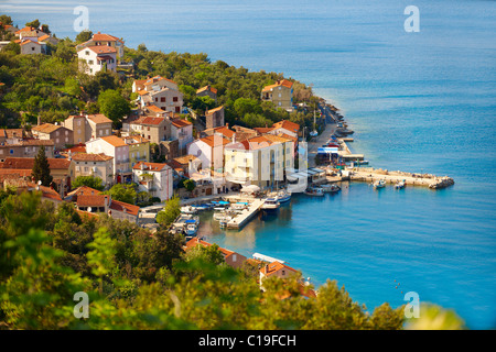 Valun fishing village, Cres Island, Croatia Stock Photo