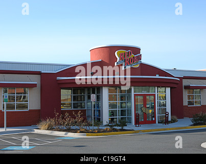 Photograph of a Red Robin Gourmet Burger restaurant. Stock Photo