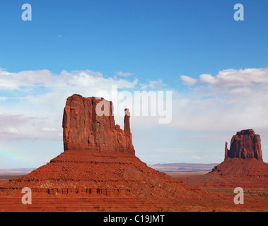 The famous 'Mittens' in Monument Valley Stock Photo