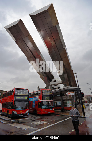 Vauxhall Cross Transport Interchange. Stock Photo