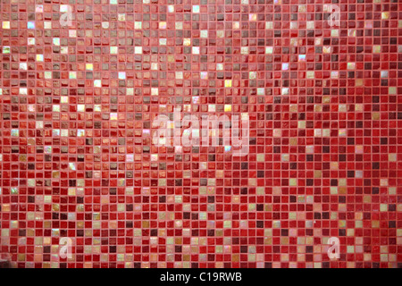 ceramic glass colorful tiles mosaic composition pattern background Stock Photo