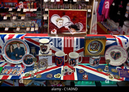 royal wedding souvenirs Stock Photo