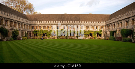 Quad of the Magdalen College of the Oxford University, Oxfordshire, England, UK Stock Photo