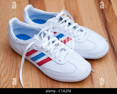 A pair of tennis shoes. Stock Photo