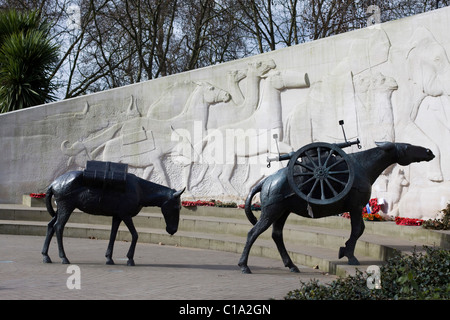 A Monument of the Animals the Fought in the great wars, 'They Had No Choice' London England Stock Photo