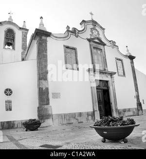 Sao Bras de Alportel main church on the region of the Algarve