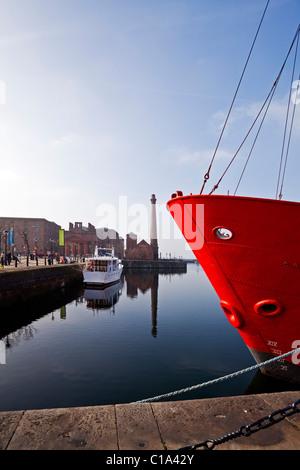 The Albert dock in Liverpool Merseyside UK Stock Photo