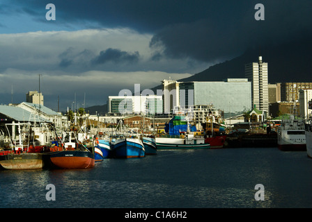 Harbor at Victoria & Alfred Waterfront, Cape Town, South Africa Stock Photo