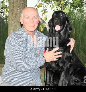 jim irving and jet the winner of crufts best in show Stock Photo