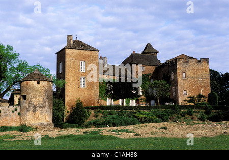 France, Saone et Loire, hurigny, guest house in Salornay castle (near Mâcon) Stock Photo