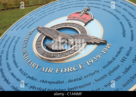 The Womens Auxiliary Air Force Memorial at the National Memorial Arboretum Alrewas UK Stock Photo