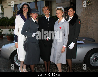 American Red Cross Volunteer Nurses American Red Cross of Santa Monica 'Red Tie Affair' held at the Fairmont Miramar Hotel - Stock Photo