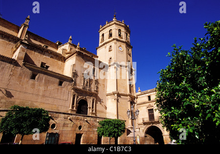 Spain, Murcia, Lorca, Plaza d’España, Colegiata de San Patricio Stock Photo