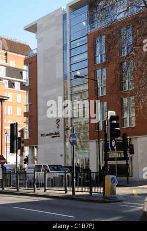 The London Clinic building on Devonshire Place and Marylebone Road London England UK Stock Photo