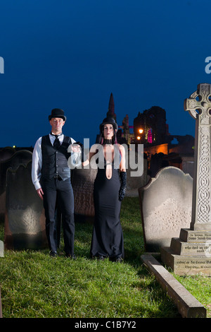 Cult events at Whitby in North Yorkshire Stock Photo